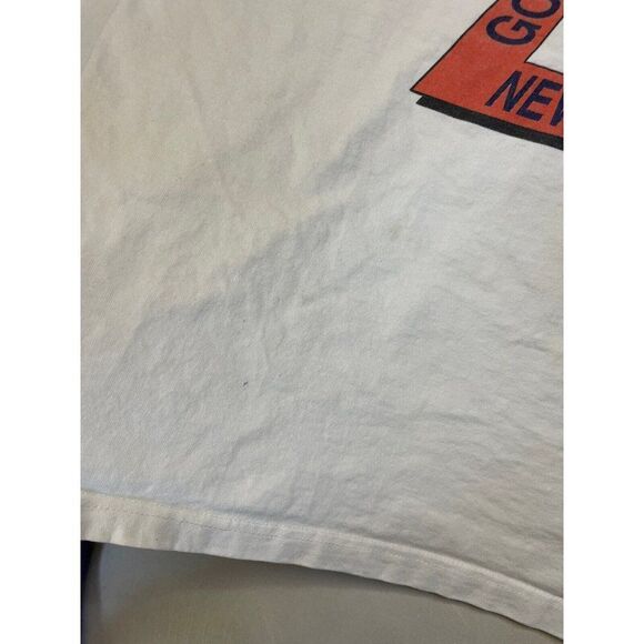 VINTAGE St Raymond's New York City Graphic T-shirt Men XXL White USA 90s - Picture 3 of 12